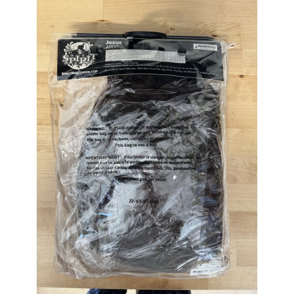 New Spirit Halloween costume Jesus Adult One Size Fits Most - Picture 2 of 3